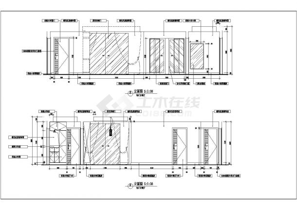 某地区家居室内设装修设计CAD图-图二