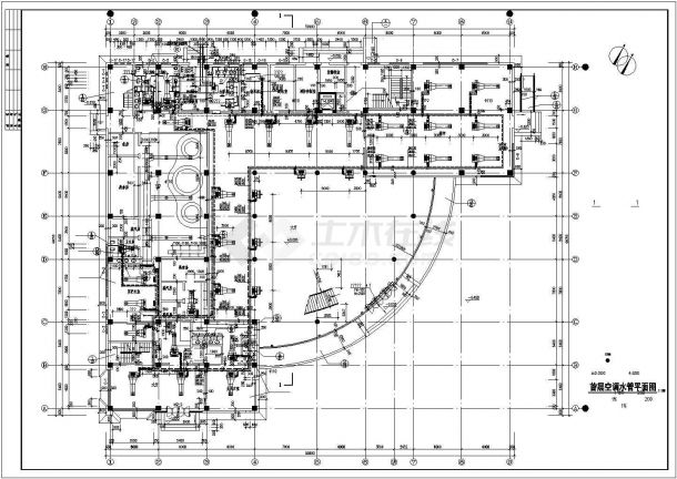 某地会馆中央空调施工设计图（全套）-图二