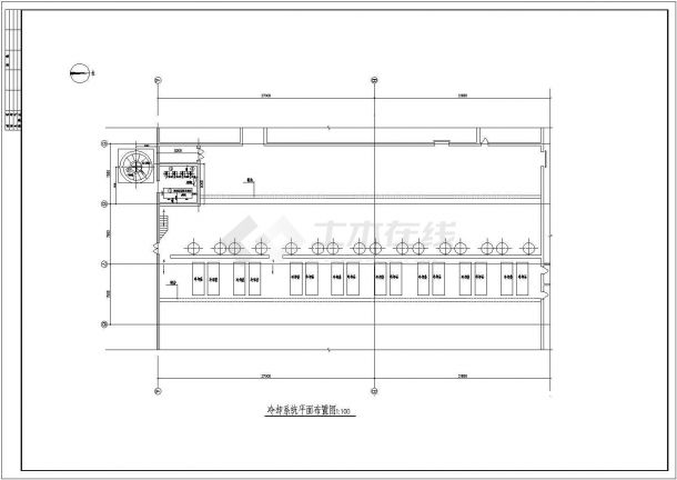 北方某地区工厂调理车间制冷工艺暖通设计cad图纸（含设计说明）-图二