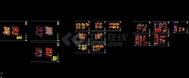 大师梁志天在北京做的一套样板房的完整施工图-图一