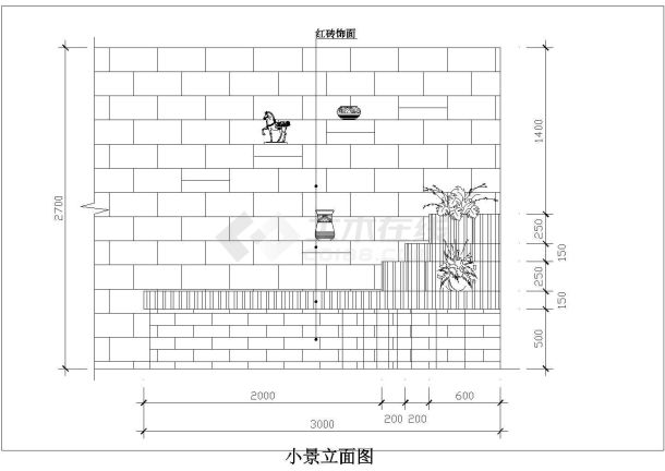 某地区景点景观规划设计施工详情图-图一