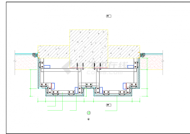 某地区科技园建筑节点CAD详细图纸-图二