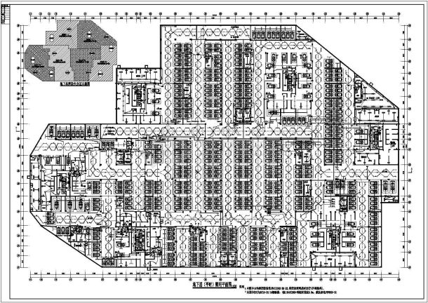 大型地下车库全套电气施工设计cad图-图二