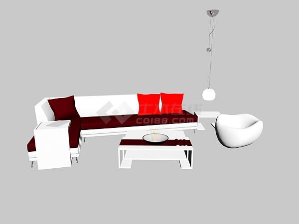 沙发模型16组(实用)-图一