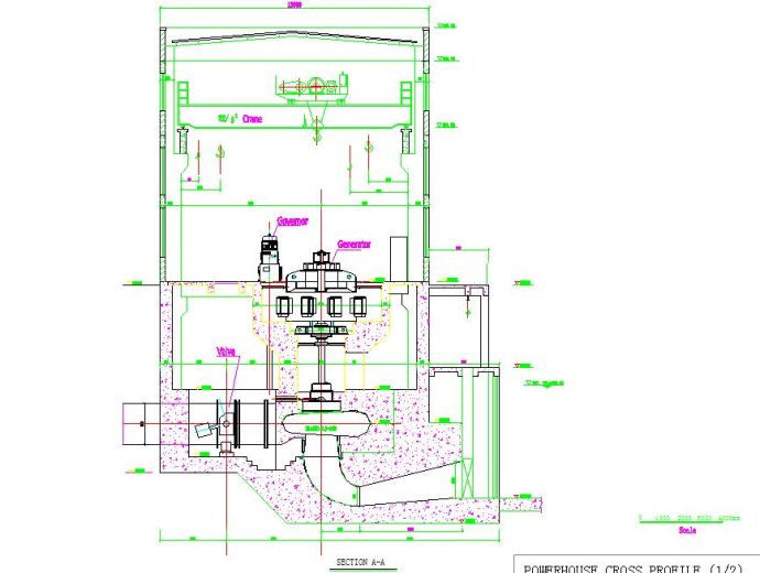 比较详细的一套外国水电站设计cad施工图纸_图1