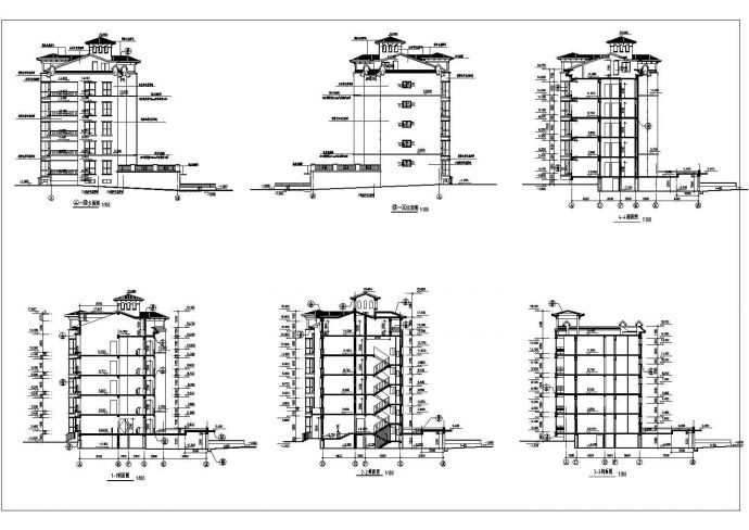 某地五层住宅楼详细建筑设计施工图_图1