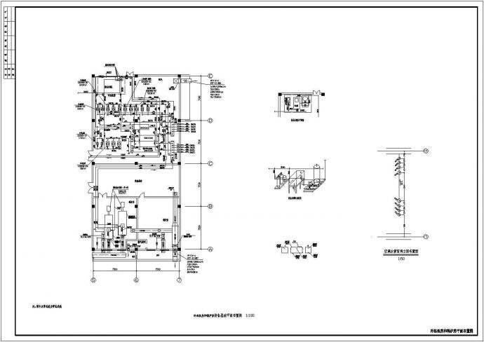 某地区工厂冷、热水机房竣工设计图（全套）_图1