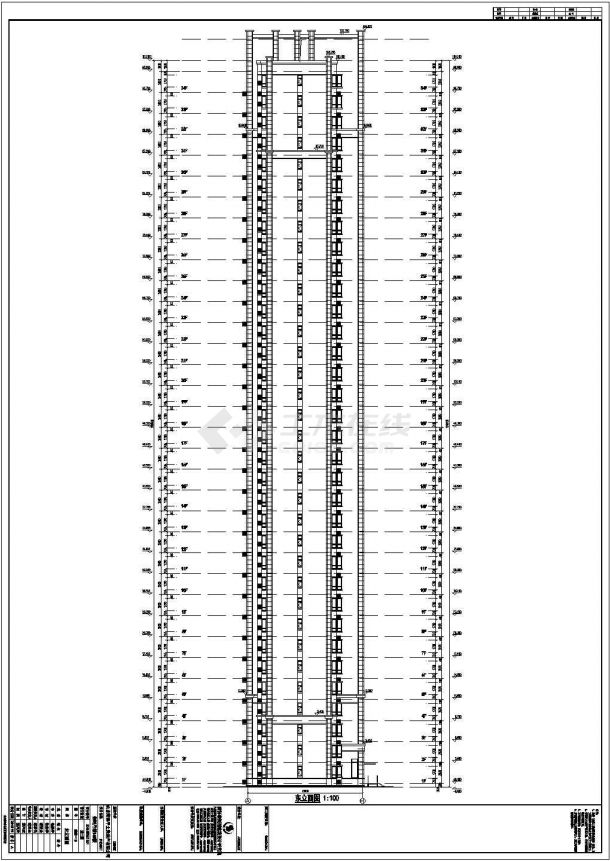 某三十四层超高层住宅楼建筑施工图-图二