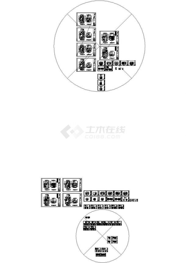 上海闵行区金平路别墅设计图(合生)二-图一