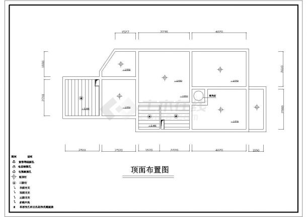 某地区家装装修设计图纸（共6张）-图一