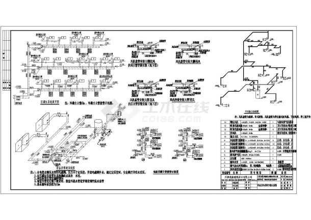 北京某地温泉城06区C10型住宅暖通设计cad图-图一