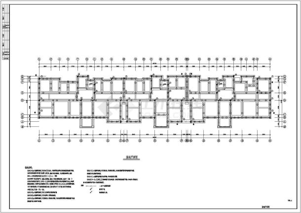 某地区住宅建筑电气设计CAD施工详图-图一