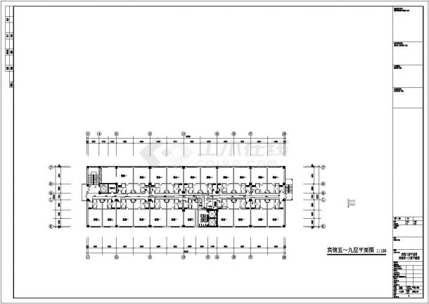 河北廊坊某地区综合楼空调暖通设计cad施工图-图二