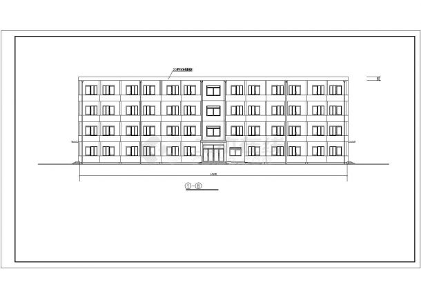 3800平左右4层宿舍楼全套毕业设计（含计算书，建筑图，结构图）-图二