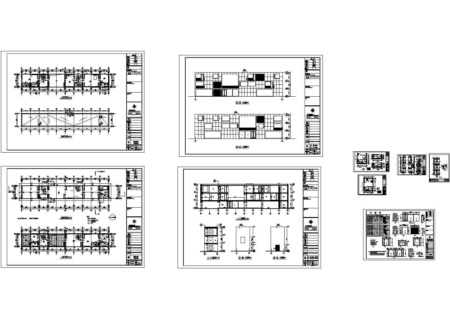 山本理显别墅建筑结构施工设计图纸