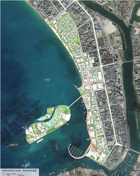 三亚“阳光海岸”段城市设计综合方案-图一
