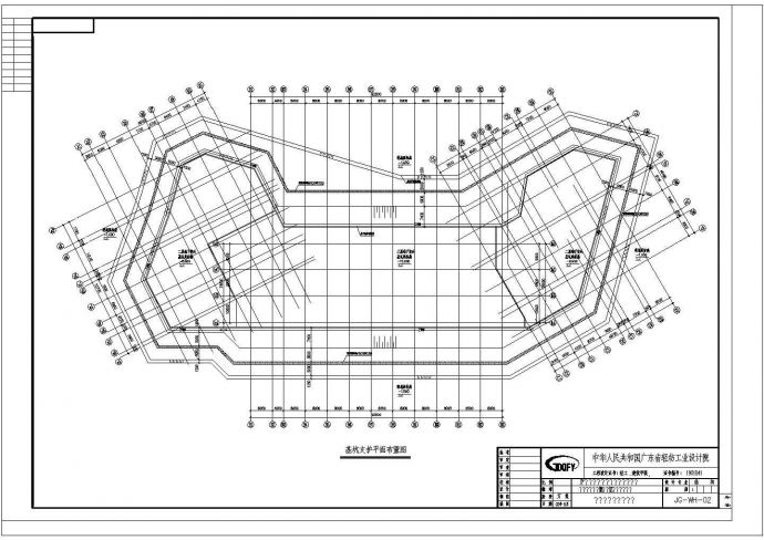某地地下室基坑支护结构设计施工图_图1