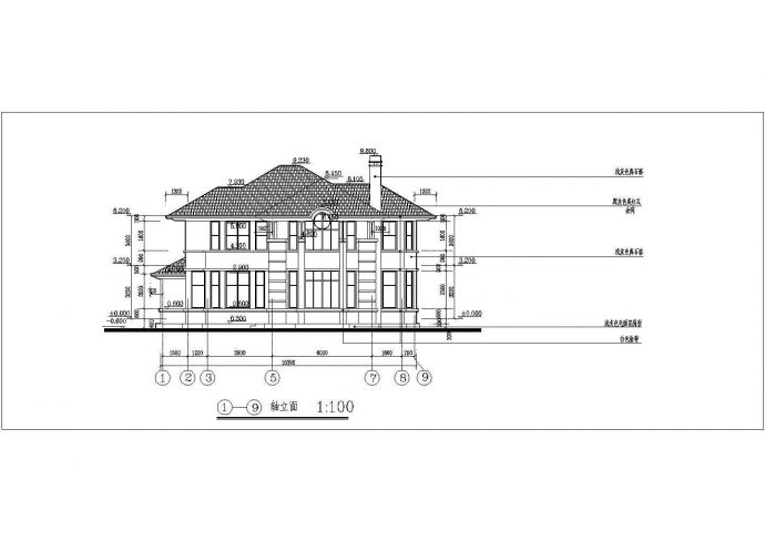 某精致的现代别墅全套筑设计施工图_图1