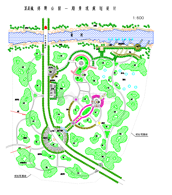 某郊野公园规划设计方案-图一