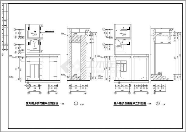 某地三层住宅别墅设计方案规划施工图-图二
