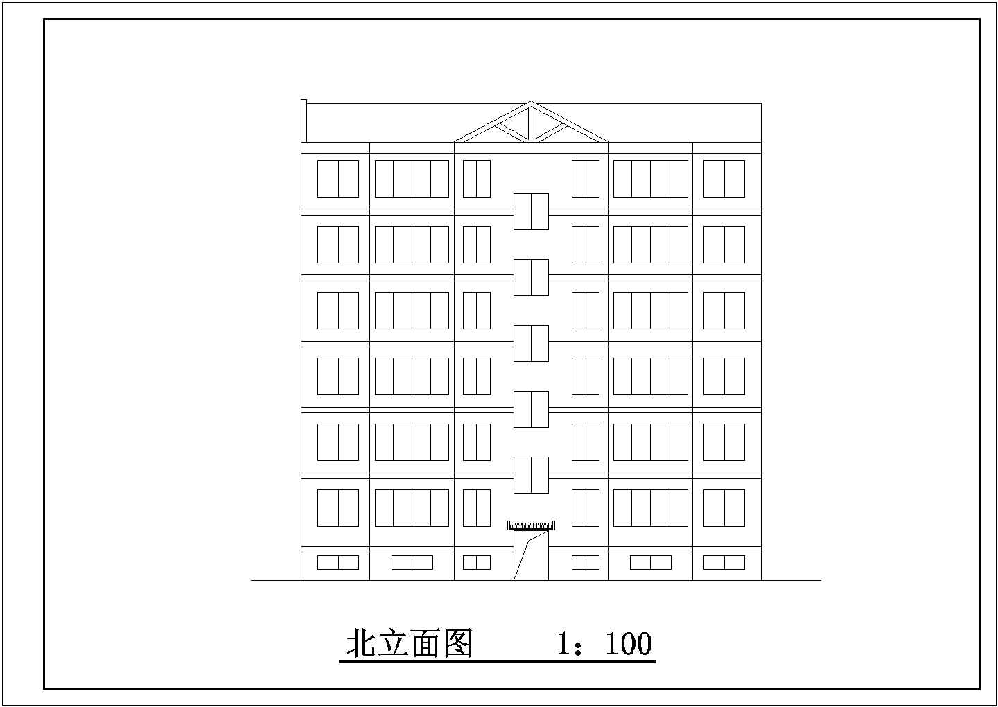 杭州某地区工厂储藏室给排水设计cad图