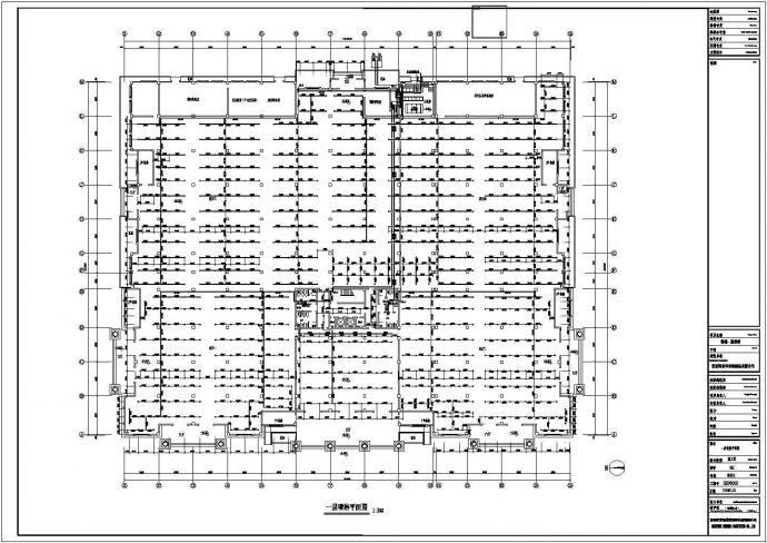 某地科研楼展览厅建筑给排水设计施工图_图1