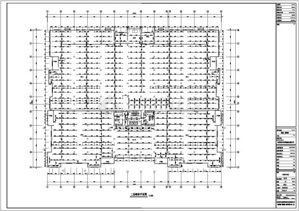 某地科研楼展览厅建筑给排水设计施工图-图二