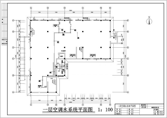某地区大型海寨酒店空调工程设计图纸_图1