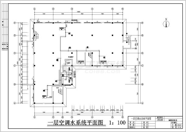某地区大型海寨酒店空调工程设计图纸-图二