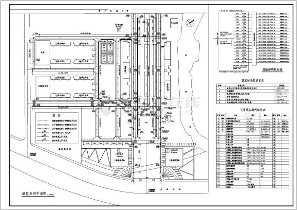 某中学电气总平面图规划设计施工图-图二