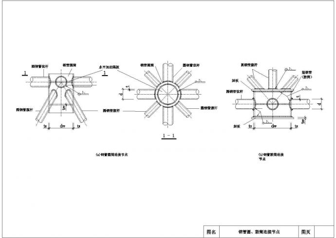 某地钢结构塔架工程网架结构设计施工图_图1