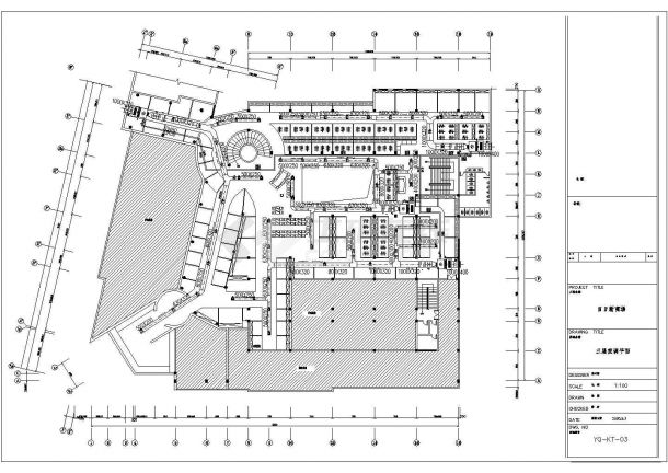 某地区大型商场中央空调平面设计图-图二