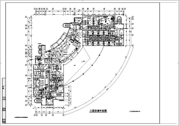 某三层超市空调采暖工程详细设计图纸_图1