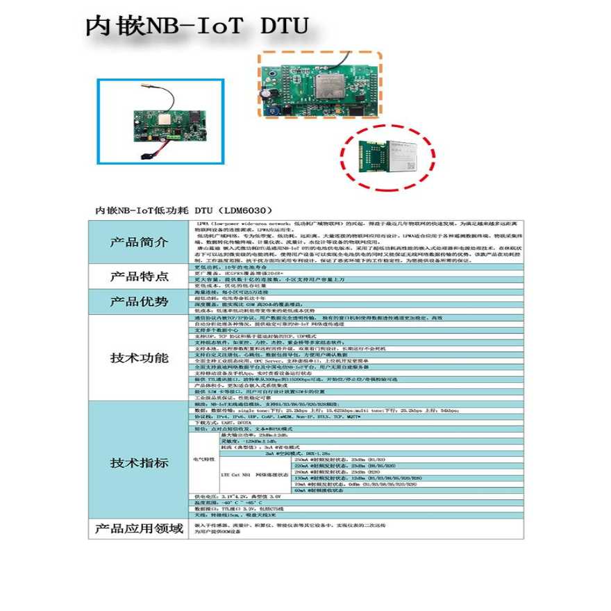 窄带物联网通信数据传输DTU单元
