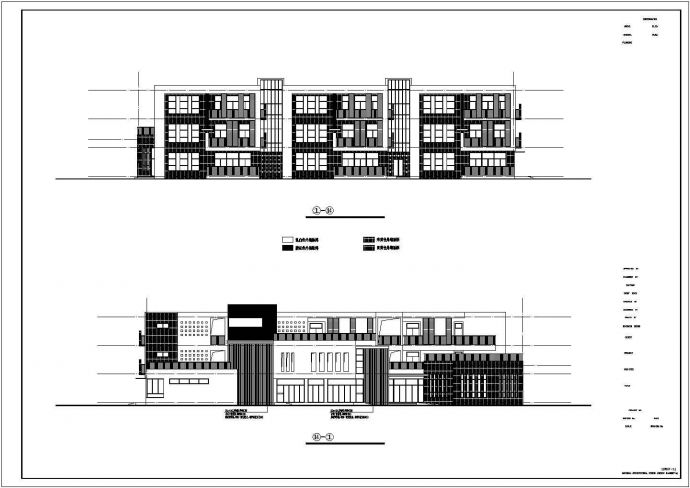 新城二期3层框架幼儿园建筑施工图_图1