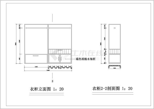 三室两厅普通家装装修设计图（共10张）-图二