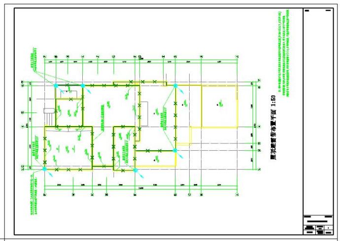 某地区双拼叠加别墅水电设计CAD详图_图1