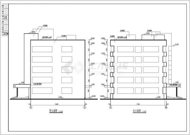 某精神病疗养院全套建筑设计施工图-图二