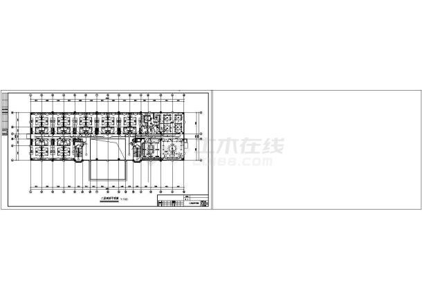 某地区社区招待所强电设计CAD详图-图二