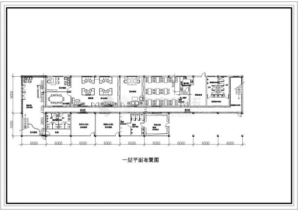 天津市市中心某处火车站CAD布置图-图一