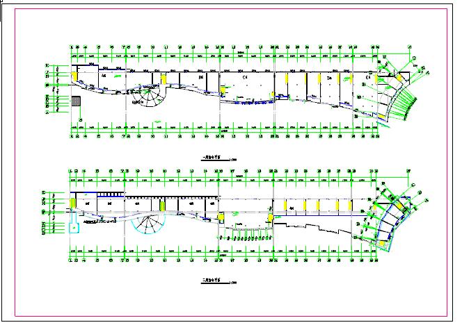 某商业步行街建筑图设计CAD图纸_图1