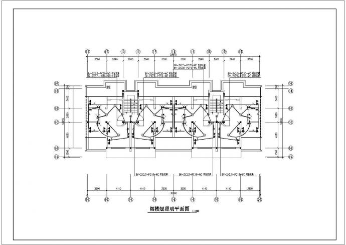 某地六层商业住宅楼电气设计施工图纸_图1