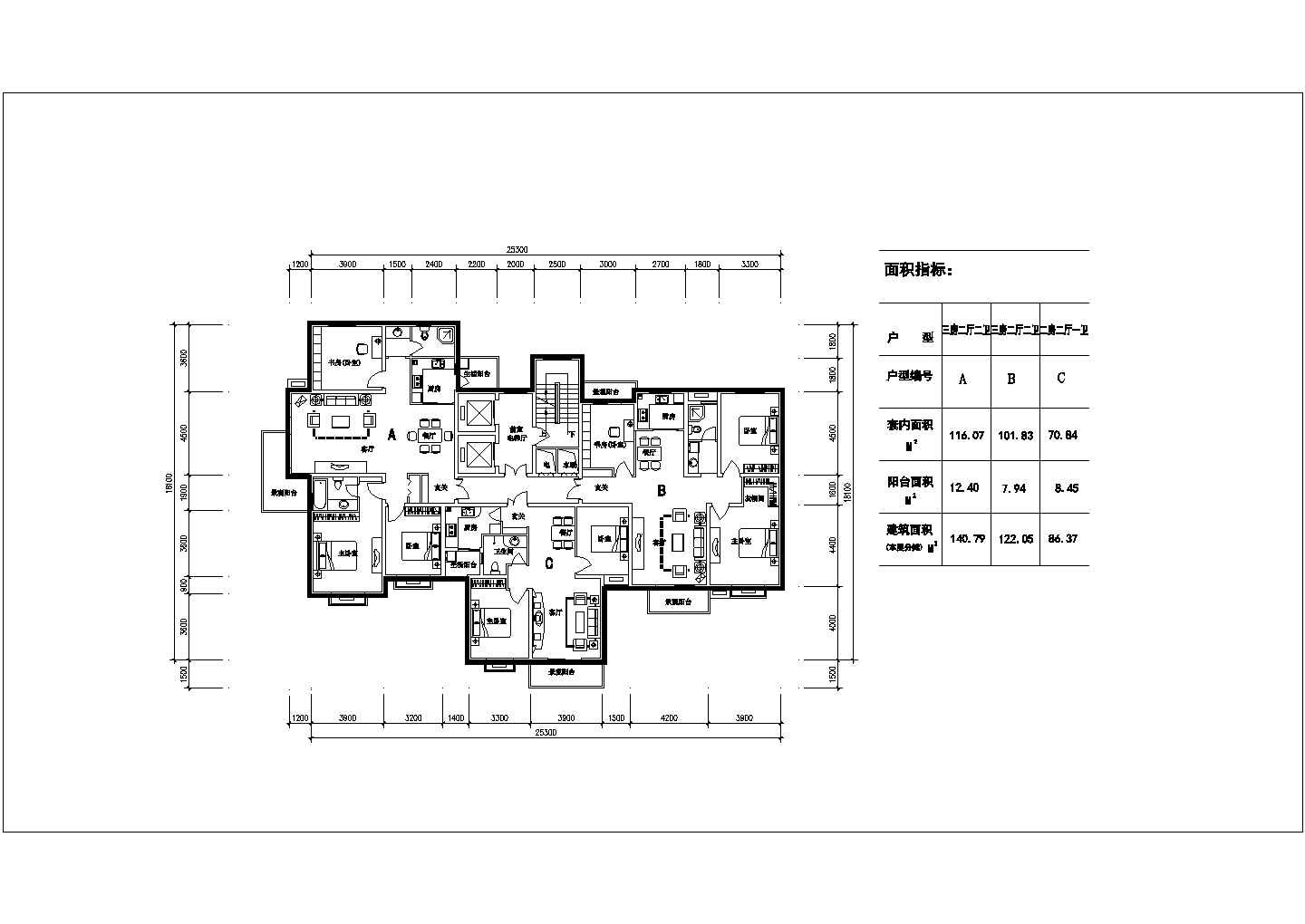 北京市市中心某处别墅CAD总平面规划图