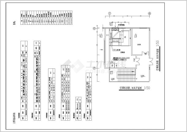 南方某地区大型汽车展厅空调施工设计图-图二
