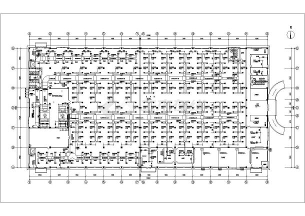 某地区大型厂房通风空调系统设计图纸-图一