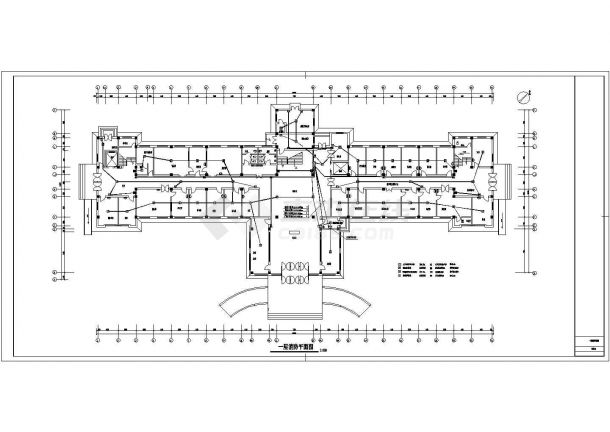 新疆某县级市医院电气全套强弱电施工图-图二