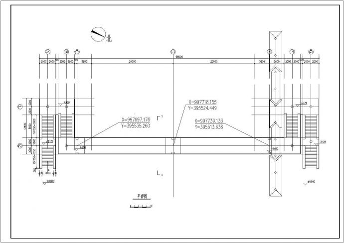 【珠海】市某人行天桥钢结构设计施工图_图1