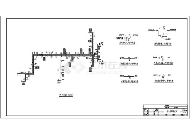 某地区大型厂区热力管网施工设计图-图二