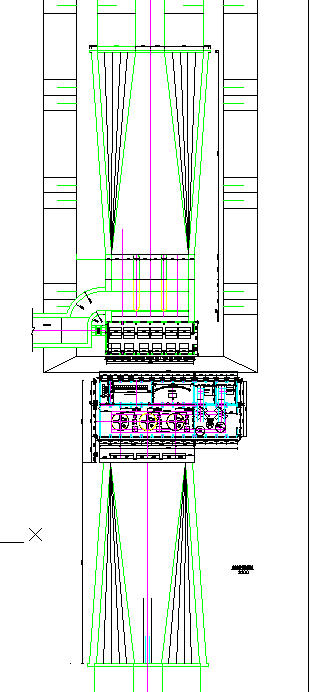 厂房发电机层平面布置  CAD 图-图一