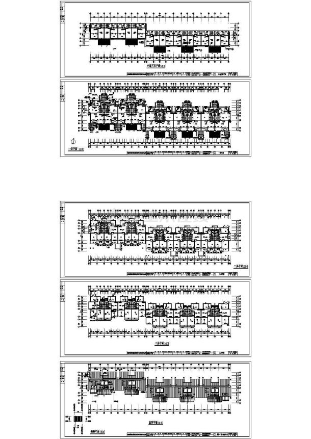 杭州高档别墅建筑设计图（建筑cad图纸）-图一